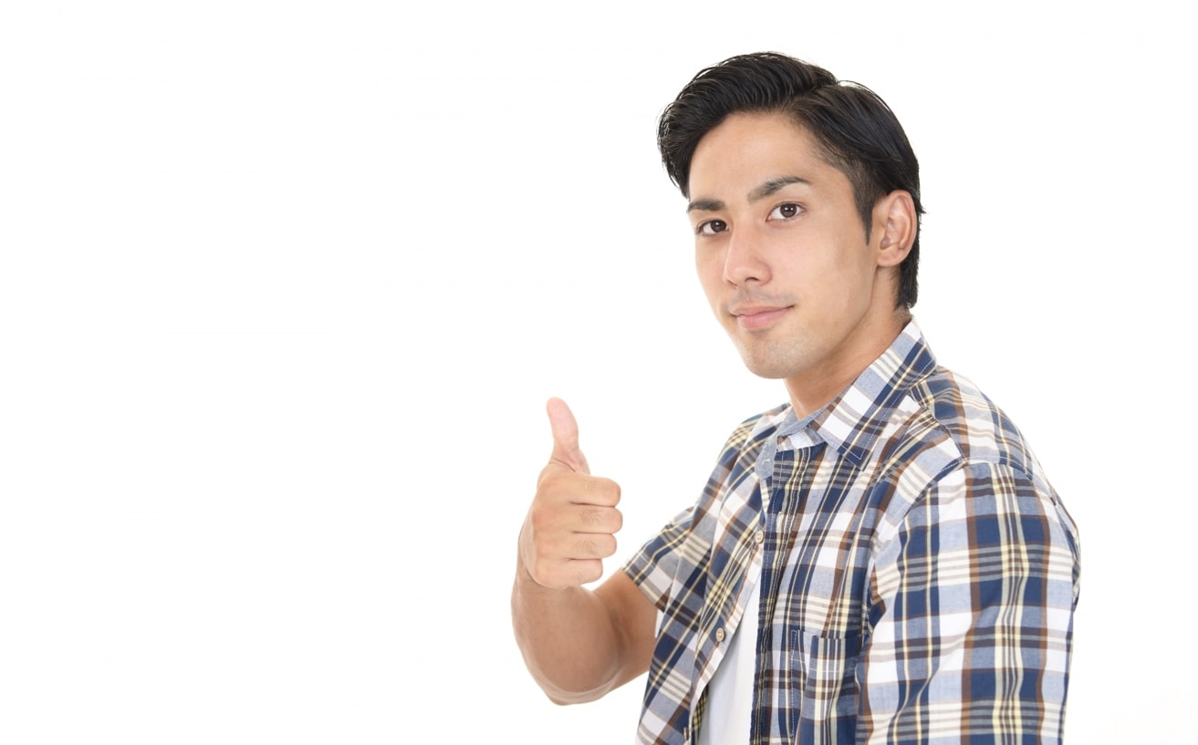 goodする男性