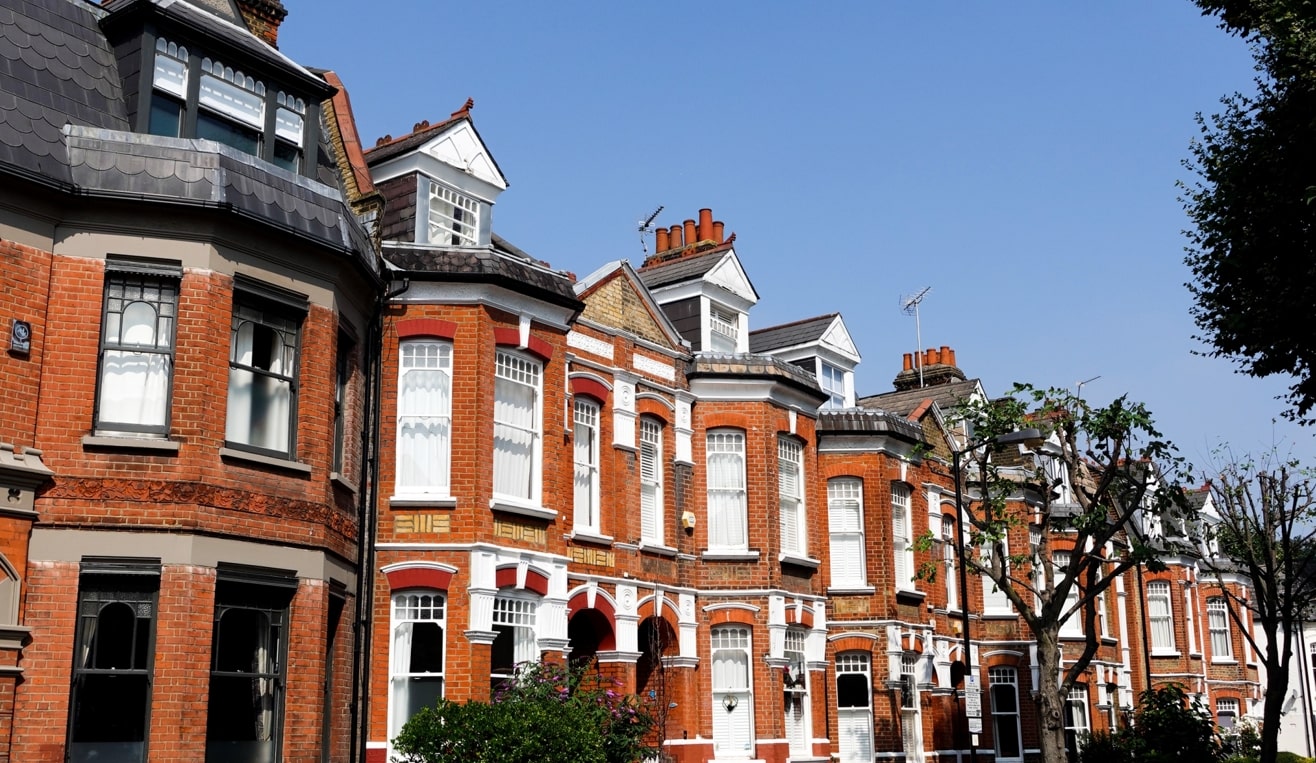 イギリスの住宅街